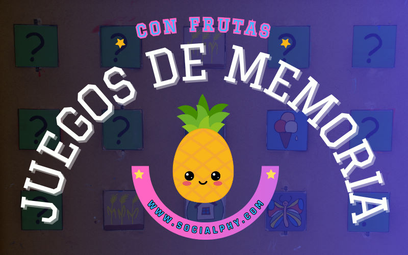 juego de memoria con frutas