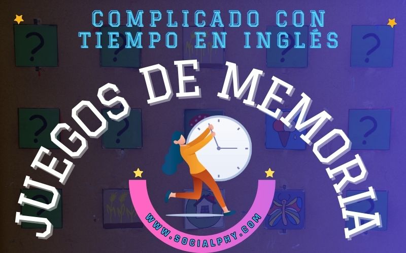 Juego de Memoria Complicado con Tiempo en Inglés