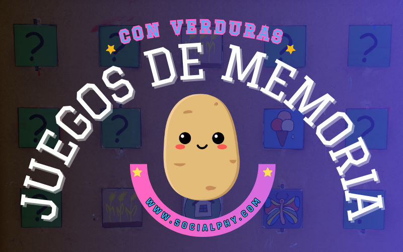 juego de memoria con verduras