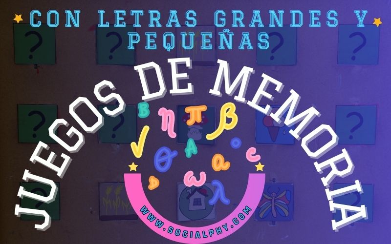 Juego de Memoria con Letras Grandes y Pequeñas