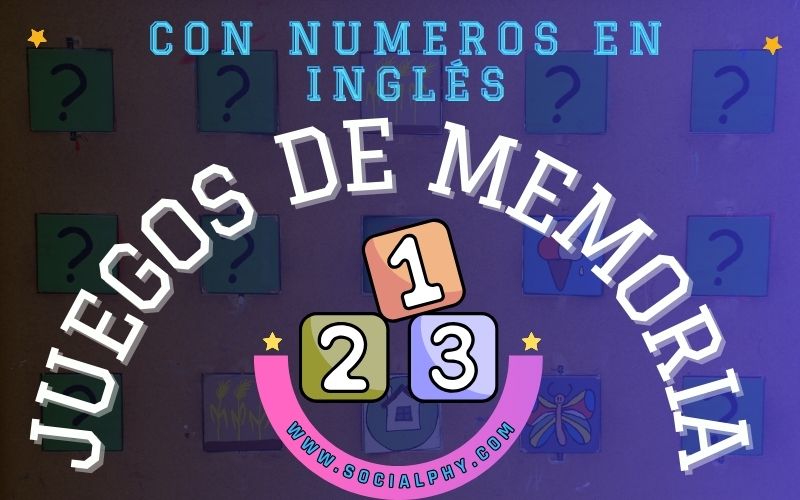 Juego de Memoria con Números en Inglés