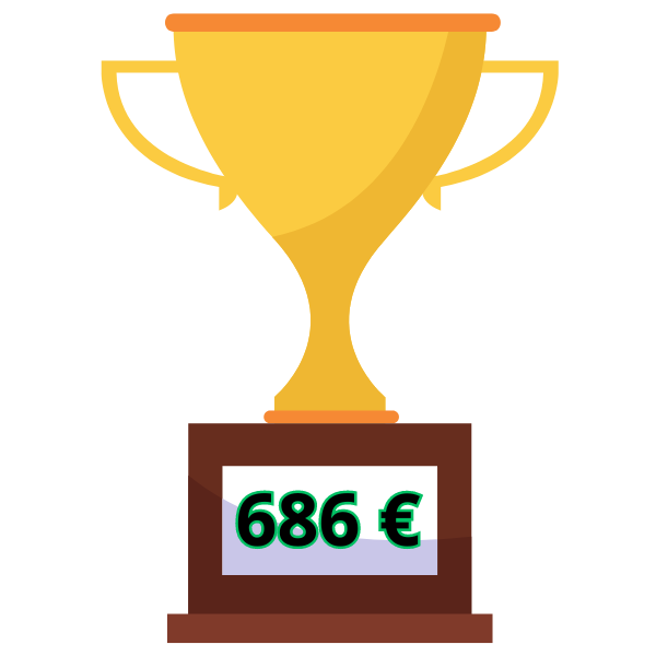 686 €