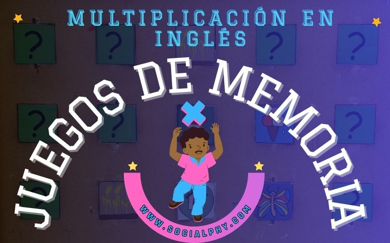 Juego de Memoria de Multiplicación en Inglés